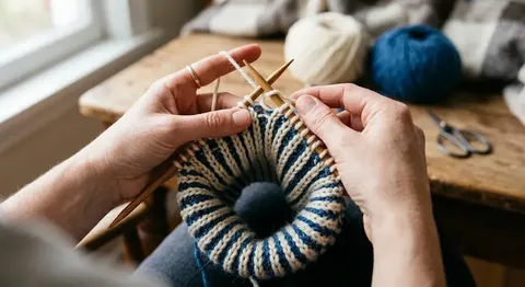 Le guide des points tricot brioche aiguilles double pointe