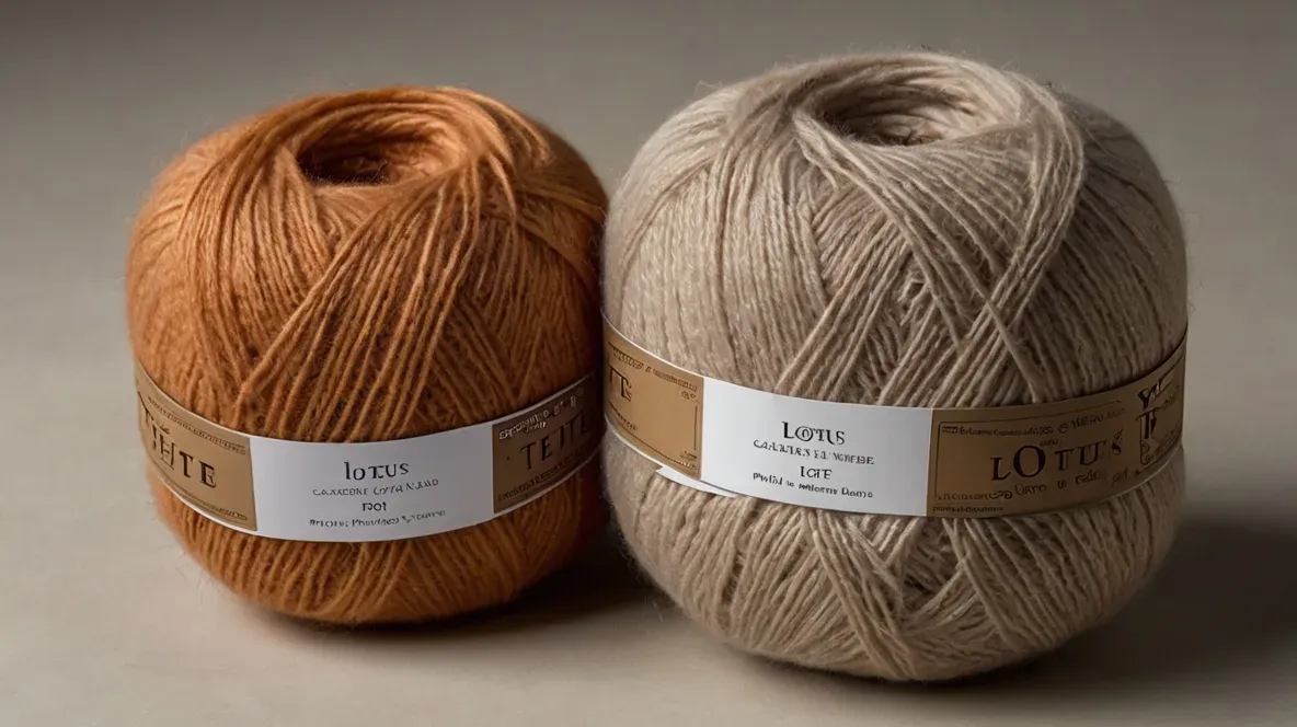 Pelotes de laine cachemire TEHETE, Lotus Yarns, Lang Yarns et Phildar côte à côte