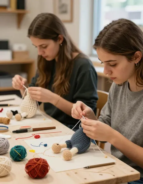 Tension du fil en tricot : définition et technique