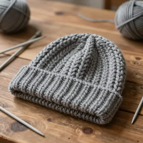Tricoter un bonnet adulte : guide complet aiguilles 4 et 5