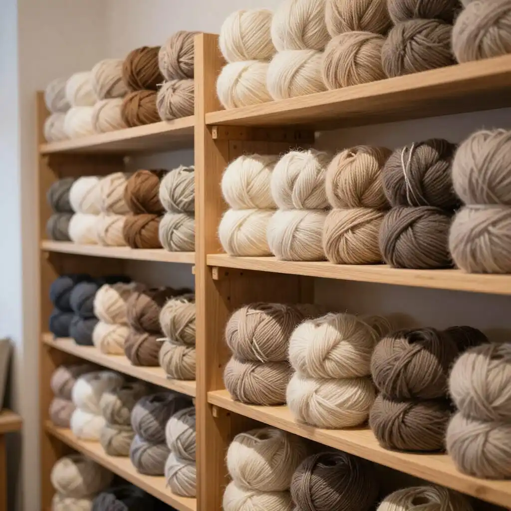 buying quality alpaca yarn at a craft store or specialty shop