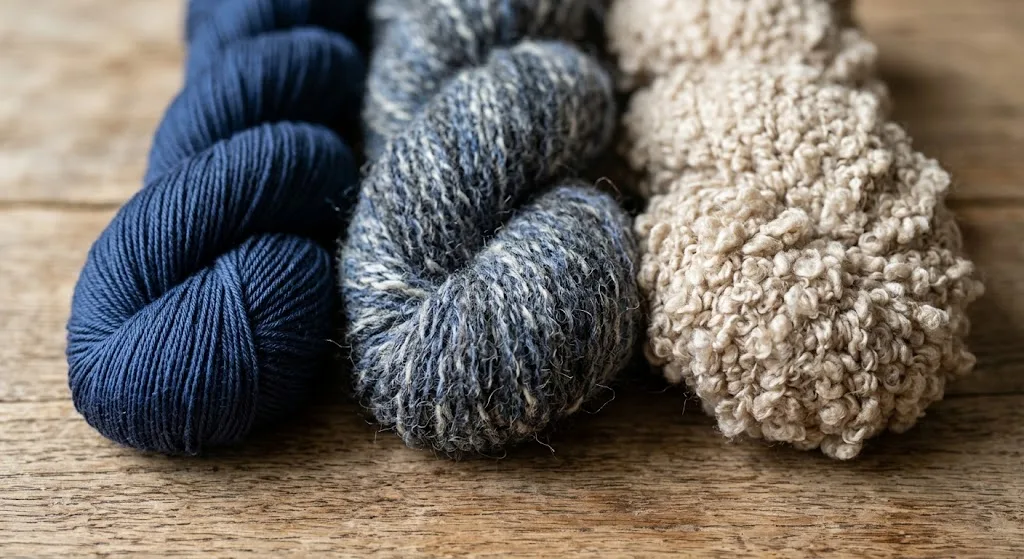 Comparison of yarn textures
