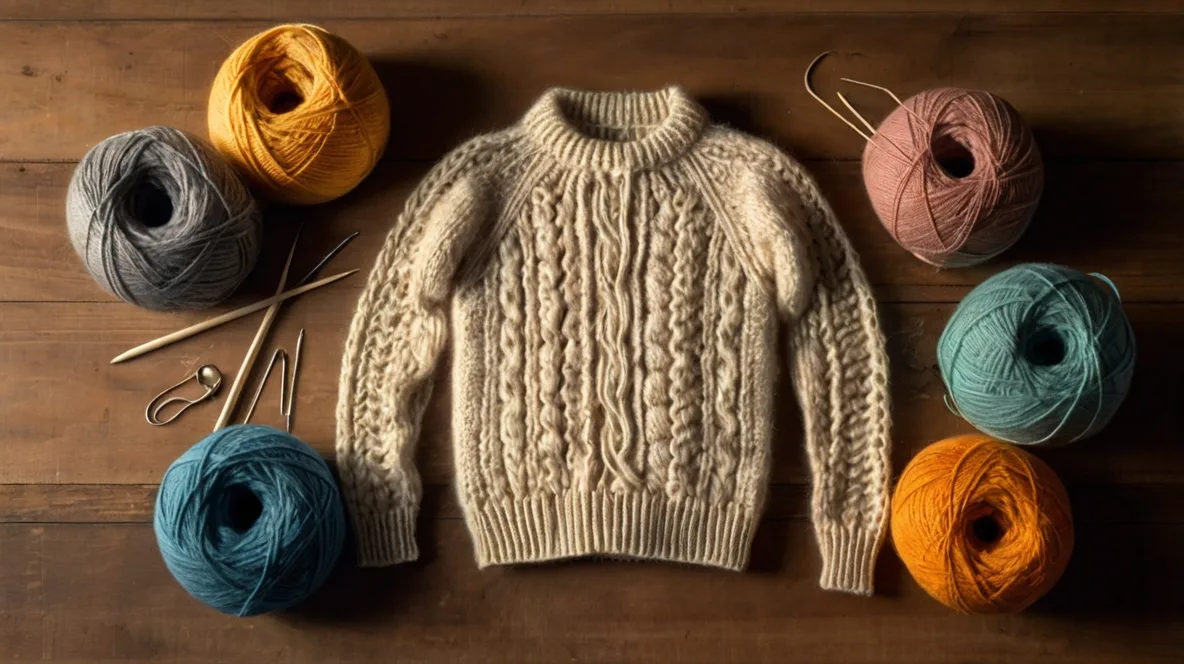 Tricoter un pull : quelle méthode de construction choisir ?
