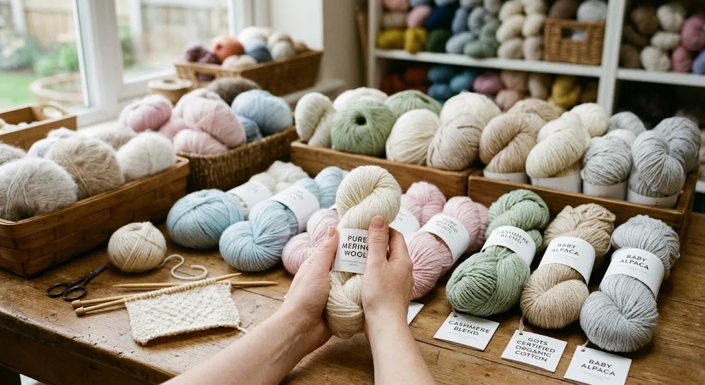 Tricot bébé : On commence par le choix des fibres