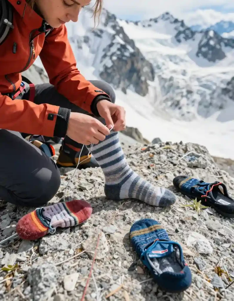 premiere paire de chaussettes